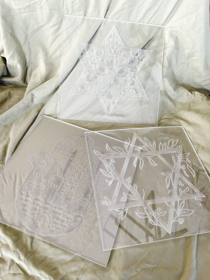 Acrylic Drip Trays for Candles