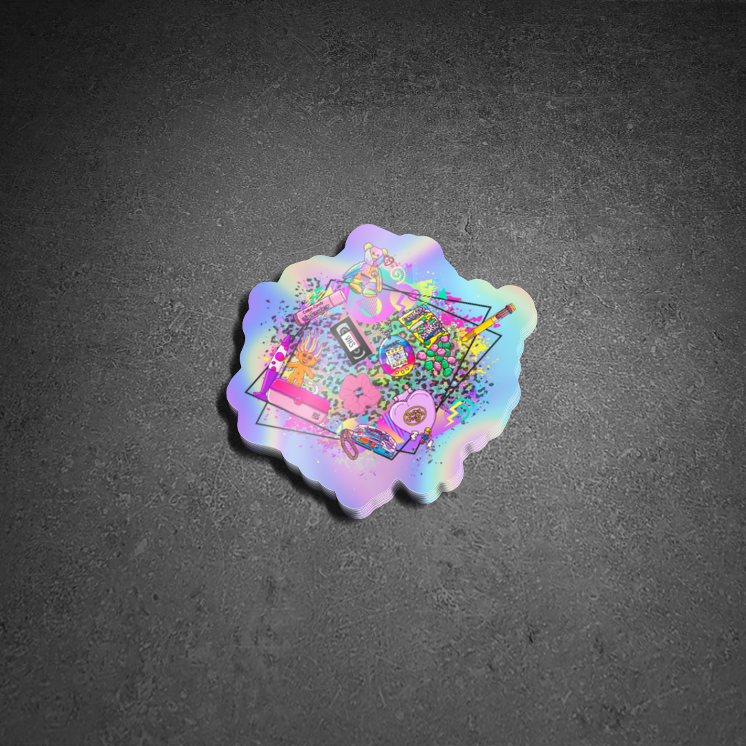90's Flashback Holo Sticker