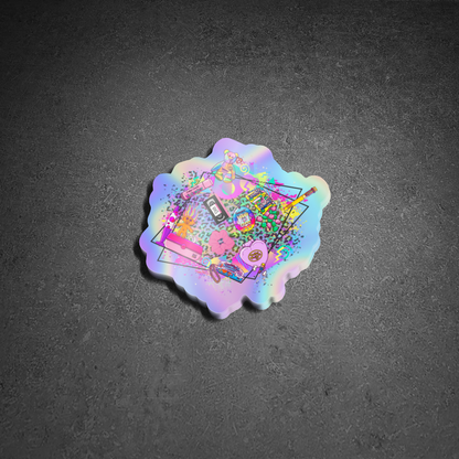90's Flashback Holo Sticker