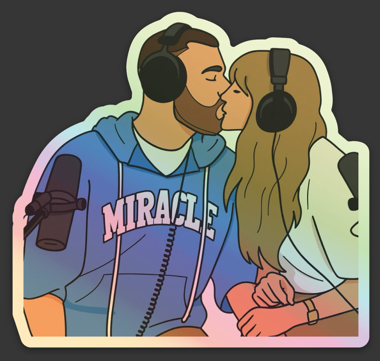 TayVis Smooching sticker