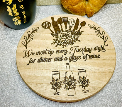 Custom Engraved Lazy Susan