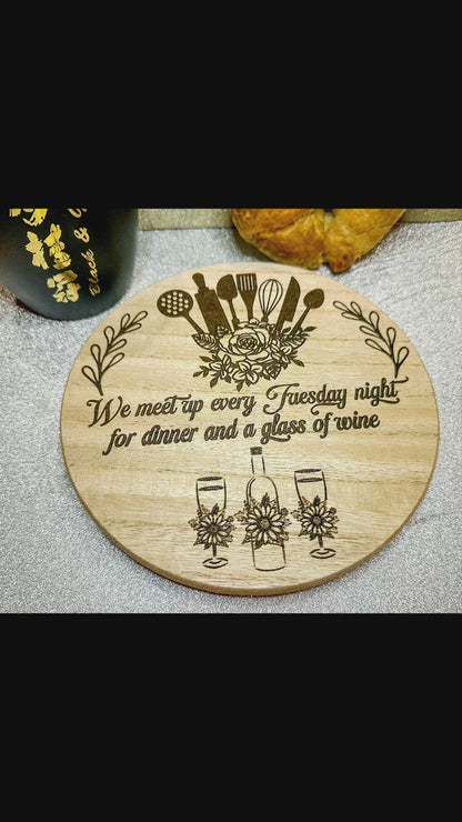 Custom Engraved Lazy Susan