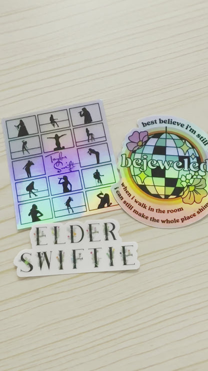 Bejeweled Holo Sticker