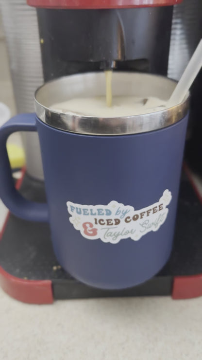 Taylor Swift and Iced Coffee Sticker