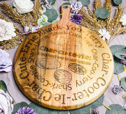 "SharkYouTerry" Charcuterie Board