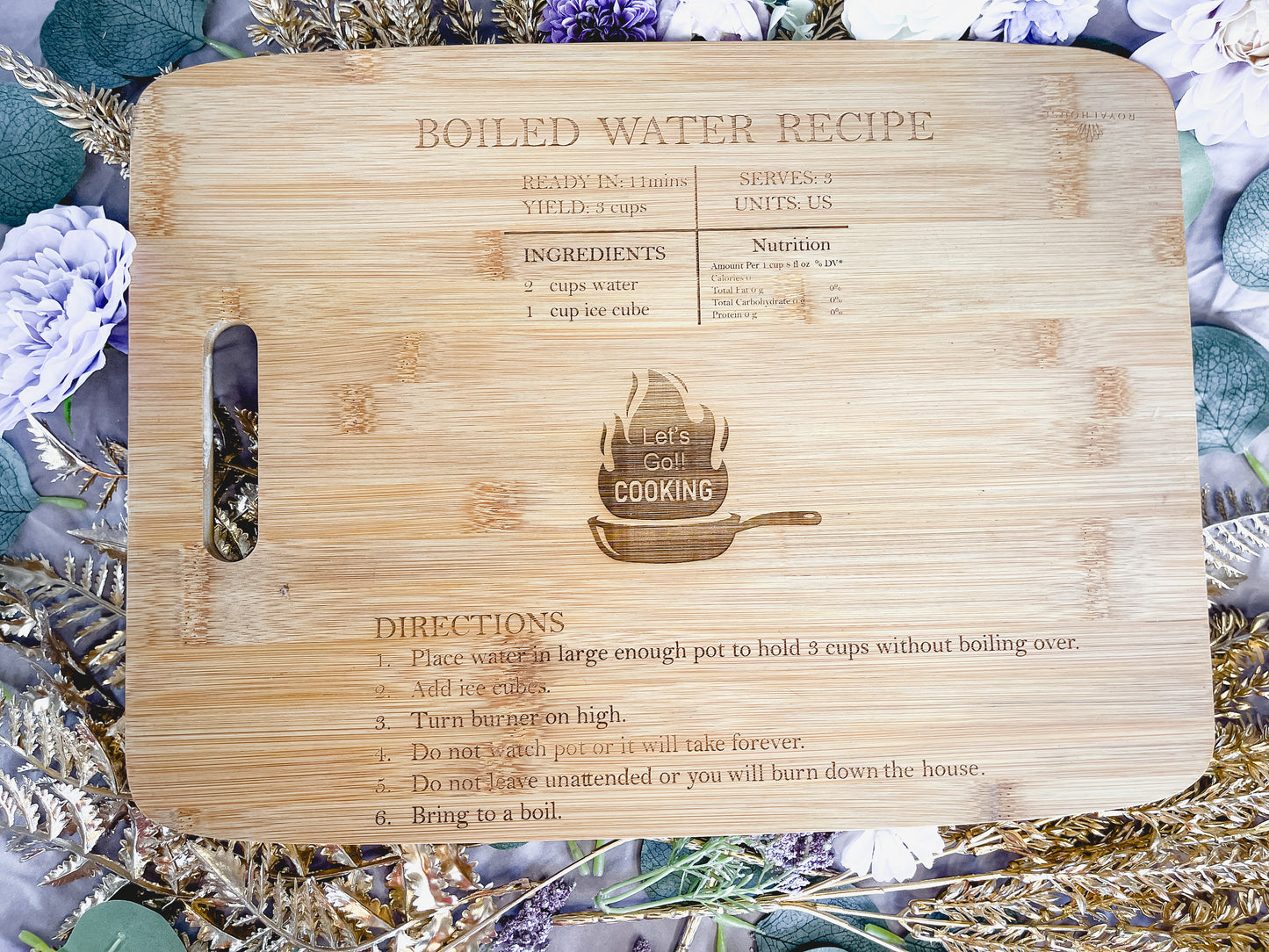 How to Boil Water Cutting Board