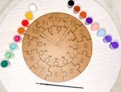 Learn to Tell Time Puzzle