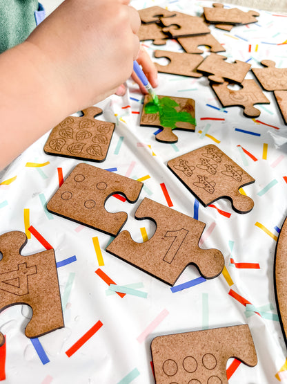 Learning Numbers Puzzle