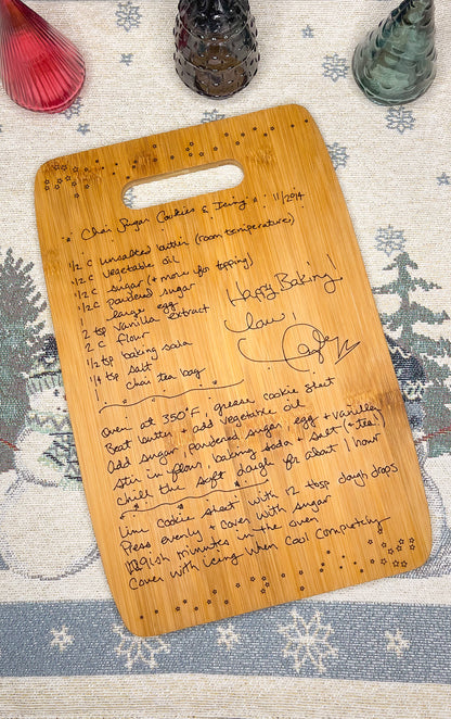 (PRE-ORDER)Tay's Chai Sugar Cookie Recipe Board