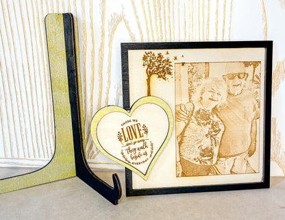 Memorial Engraved Photo