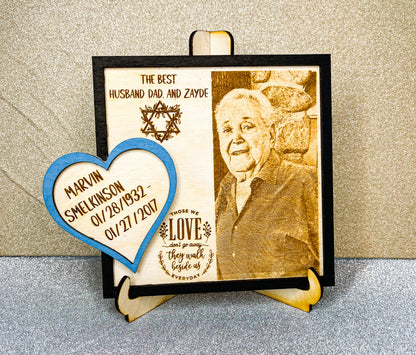 Memorial Engraved Photo